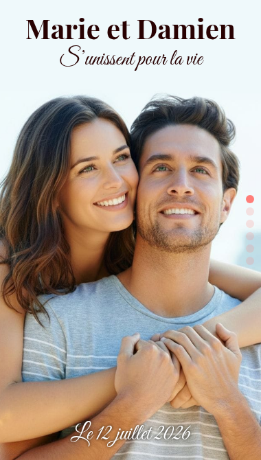 Faire part de mariage