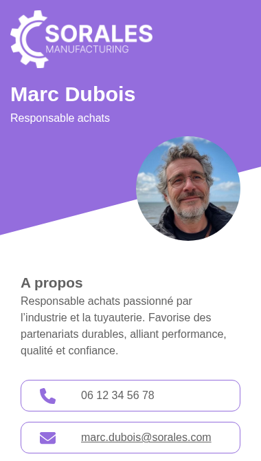 Carte de visite agence